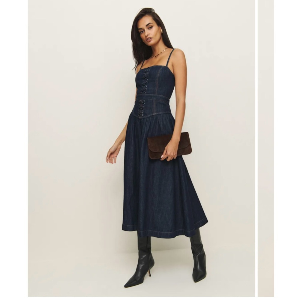 NWT Reformation Florentina Maxi Dress size 6 reg $248 - Picture 1 of 9